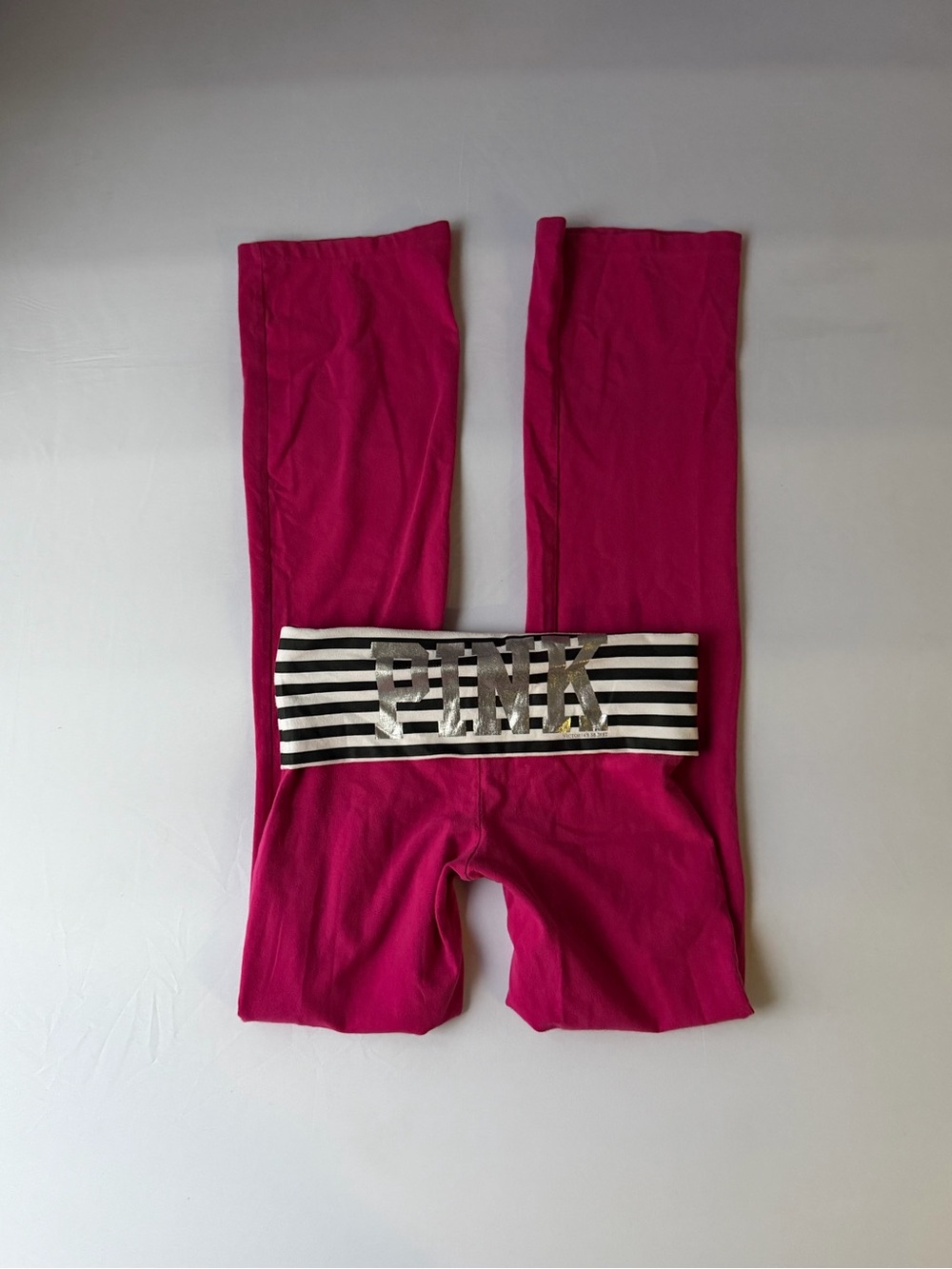 y2k 2011 zebra print fold over hot pink flares